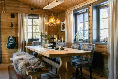 Exterior view, Newly Renovated Cabin By Sjusjoen Ski Slopes in Sjusjoen