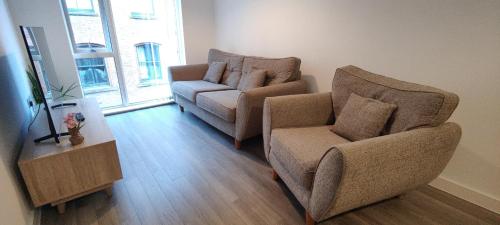 Bee Halo - Work N Relax 500Mbps WiFi, Netflix, City Centre, Paid Private Parking , Balcony and Memory Foam Beds, Manchester (fotografie 10)
