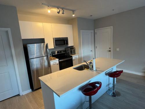 廚房, Modern Hyattsville Apartment - Walk to Metro & DC in 海厄茨維爾