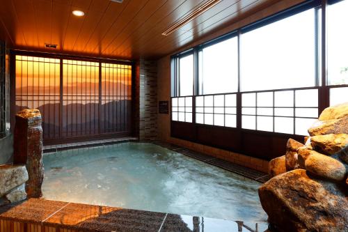 Hot spring bath, Dormy Inn Nagano Zenkounoyu Natural Hot Spring near Shinshu Zenkoji Hombo Daikanjin Temple