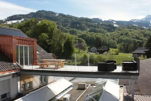 Fuchs at home in Kaltbrunn, Schweiz