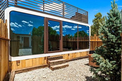 Modern Unique Space Cabin at an Incredible Glamping and RV Park with Fantastic Amenities in Ranchos de Taos, New Mexico