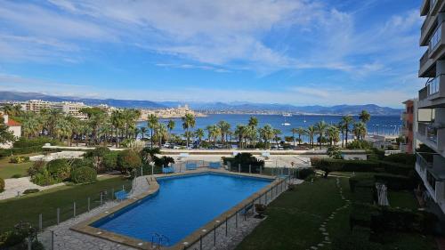 Cap d'Antibes Port Aubernon 3P vue Mer Piscine
