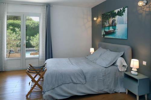 1 double bed