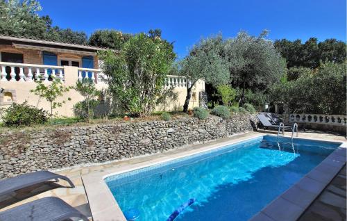 Swimming pool, Pet Friendly Home In Colonzelle in Colonzelle