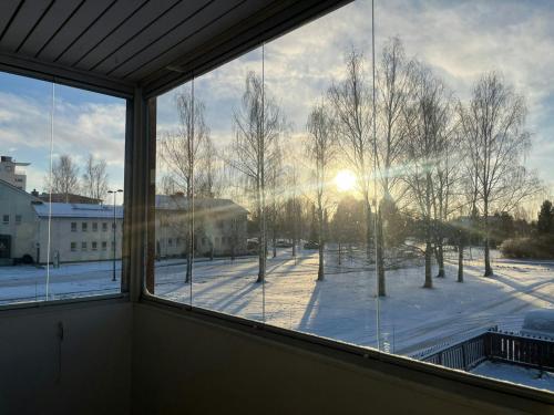 Rõdu/terrass, Spacious Apartment for 4 with Sauna in Utajärvi