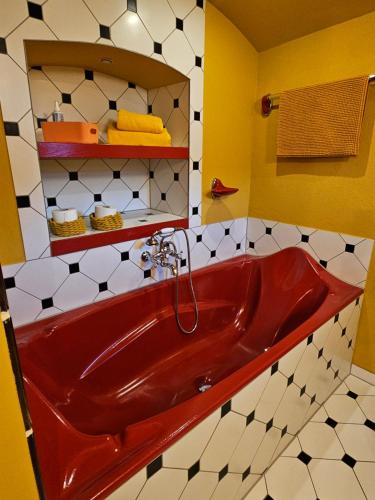 Bathroom, Retro-Apartment 70er-Jahre in Oberneisen