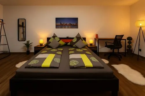 Homefeld Suite - Elegante und moderne Ferienwohnung zentral in Hünfeld bei Fulda mit Küche, kostenlosem Parkplatz und WLAN in Hünfeld, Deutschland