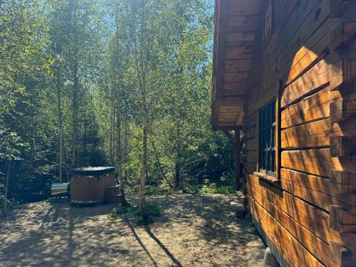Vista exterior, Authentic Log Cabin In Forest Near Ejstrupholm in Ejstrup
