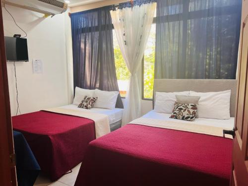 2 twin beds