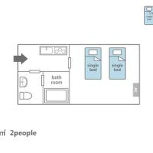 IYASHI KIYOMIZU GOJO -Twin Room- Boutique Hotel 癒し 清水五条 ツインルーム