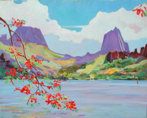 Haut de Baie de Cook Moorea 6 nuits minimum in パオパオ