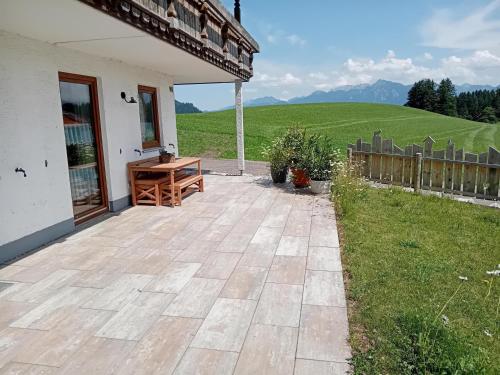 Balcony/terrace, Panoramahof Breher in Hopferau