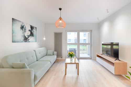 Apartament pistacjowy z parkingiem - Torun