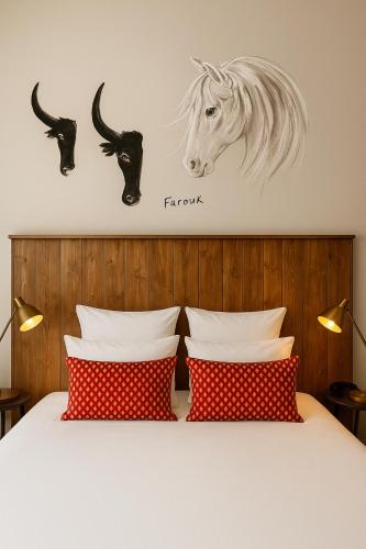 1 double bed