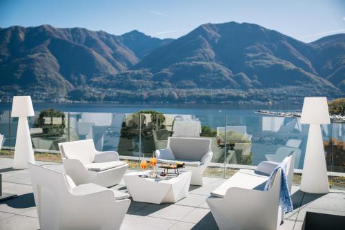 Balcony/terrace, Hotel Lago Maggiore - Welcome! in Locarno