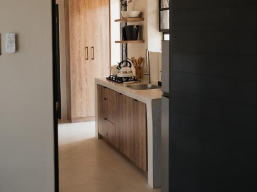 köök, Bergendam Eco Lodge in Gelykfontein