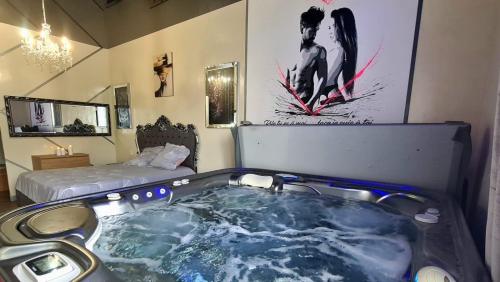Spa, La discrete romantique, appartement avec jacuzzi in Charavines