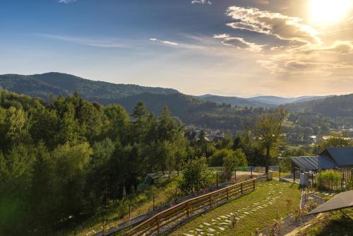 Kilátás, Apartamenty Wiśniowe Wzgórze - strefa SPA oraz parking w cenie pobytu - spokojna okolica (Apartamenty Wisniowe Wzgorze - strefa SPA oraz parking w cenie pobytu - spokojna okolica) in Muszyna városközpont