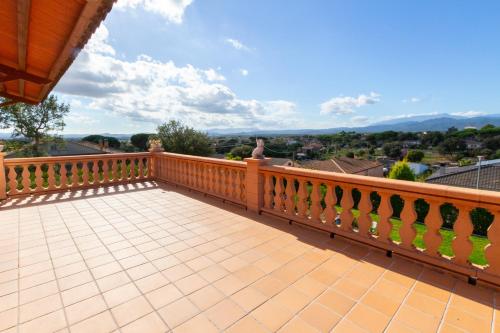 Balcony/terrace, Catalunya Casas Beautiful villa just 25 km from the beach of Lloret de Mar in Sils