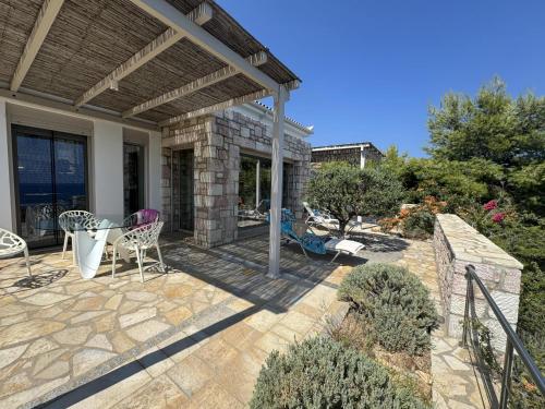 Balcony/terrace, Villa Ammoudi in Agios Georgios