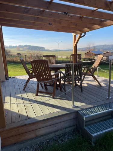 Balkons/terase, Sunny Garden Bungalow in Locenice