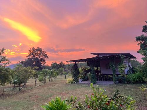 ラチャブリー Cozy Cottage Farm stay Suanphueng 3つ星 シングルルーム プール