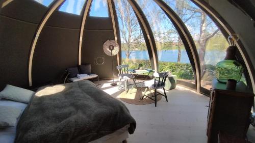 Bulle de l'étang - Etat Nature gîte à louer Vallois