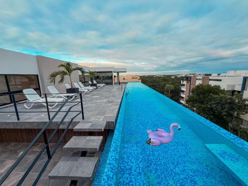 1 Bedroom Apartment in Aldea Zama King Bed Wifi Elle 01