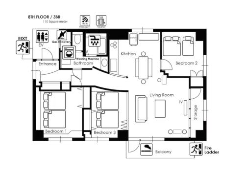 NK Building 7th and 8th floors - Vacation STAY 66284v