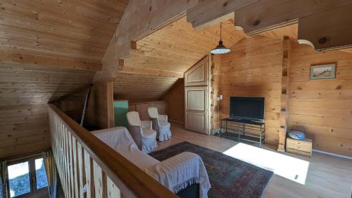 Közös társalgó / TV, Mountain Chalet in Beauvezer in Beauvezer