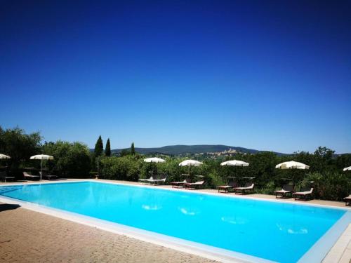 Úszómedence, Castello di Fulignano Ranuccio10 superior apartment in Montefalconi