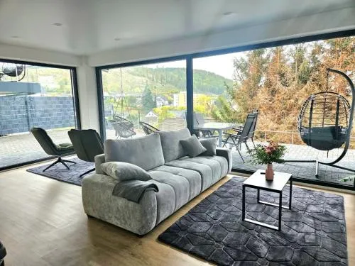 Stilvolle Wohnung mit Blick und Selbst-Check-in in Bad Berleburg, Deutschland