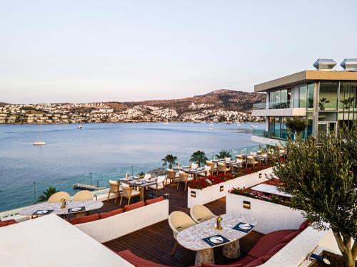 餐廳, Cape Bodrum Luxury Hotel & Beach in 博德魯姆