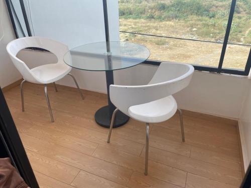 Erkély/terasz, Studio de luxe à 15 Mn de l'Aéroport AIBD ! (Studio de luxe a 15 Mn de l'Aeroport AIBD !) in Santhiaba
