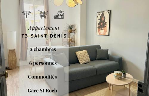 037-St Denis 1, Appart 2 chambres,Centre ville