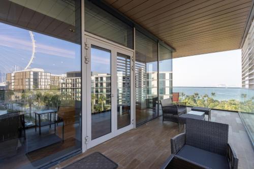 Balcony/terrace, Bluewaters 2B Iconic Ain Dubai and Sea View in Bluewaters Island