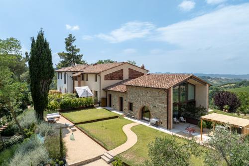 外部景觀, Pendolino Apartment, Garden, Pool, Montaione, Toscana in 蒙塔伊奧內