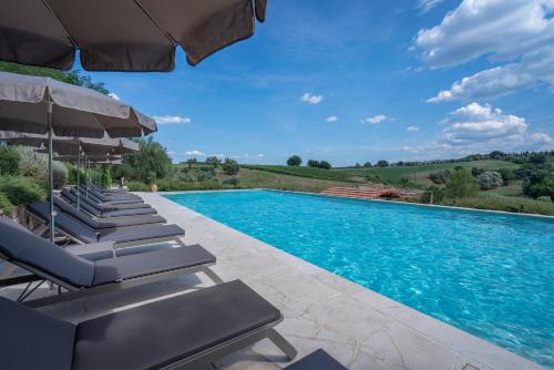 泳池, Pendolino Apartment, Garden, Pool, Montaione, Toscana in 蒙塔伊奧內