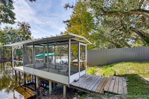 Riverfront Floral City Stay w/ Dock & Hot Tub!
