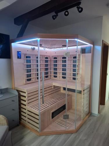 Sauna, Hotel Der Distelhof - ihr Land- und Tagungshotel zwischen Rennsteig, Rhön & Werratal (Hotel Der Distelhof - ihr Land- und Tagungshotel zwischen Rennsteig, Rhon & Werratal) in Rohr (Thuringia)