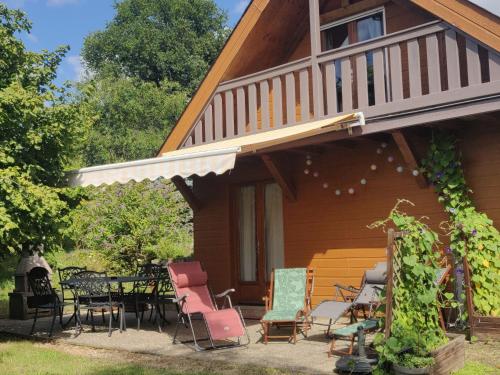 . Maison en bois avec jardin, idéal randonnée, fibre haut débit, équipements bébé près du Mans et Tours - FR-1-410-195