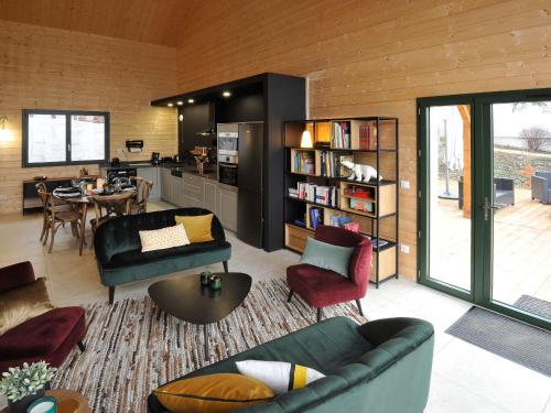 Maison de campagne éco-construite, spa, proche Nancy, tout confort, petit-déjeuner inclus