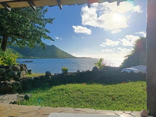 A környék, La PERLE de MOOREA Fare HONU Bord de Lagon Baie d'OPUNOHU in Piha'ena