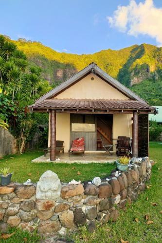 A szálláshely kívülről, La PERLE de MOOREA Fare HONU Bord de Lagon Baie d'OPUNOHU in Piha'ena