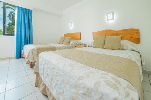 Zimmer mit 2 einzelbetten, gartenblick