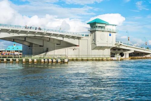 Waterfront Boat Lift Bungalow in St Pete Beach, USA