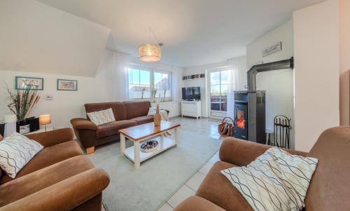 Wenkenglück mit Sauna, Kamin und Balkon, Fehmarn