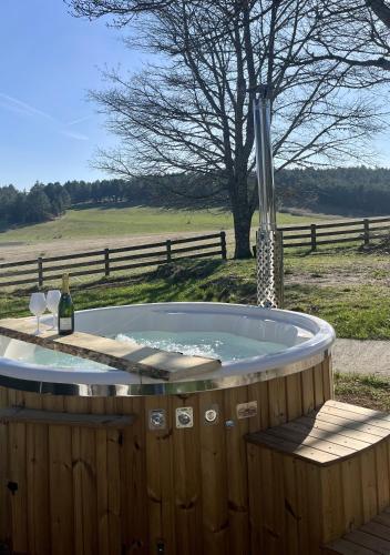 Bañera de hidromasaje, Domaine de Mende Brenoux Suites & SPA in Mende