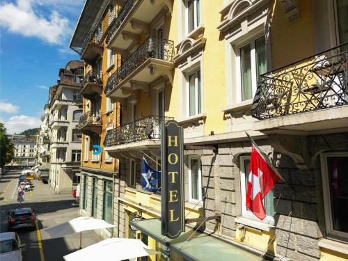숙소 외관, 호텔 알피나 루체른 (Hotel Alpina Luzern) in 루체른